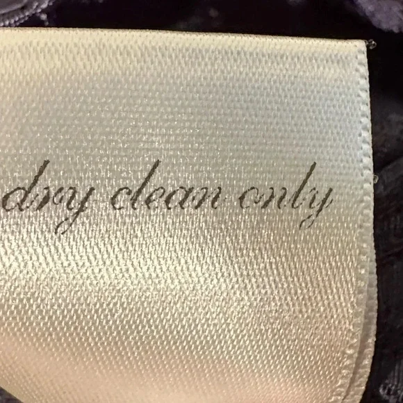 BIRDCAGE Anthropologie Navy Blue Sleeveless Cocktail Dress LARGE Back Cut Out - Picture 14 of 14